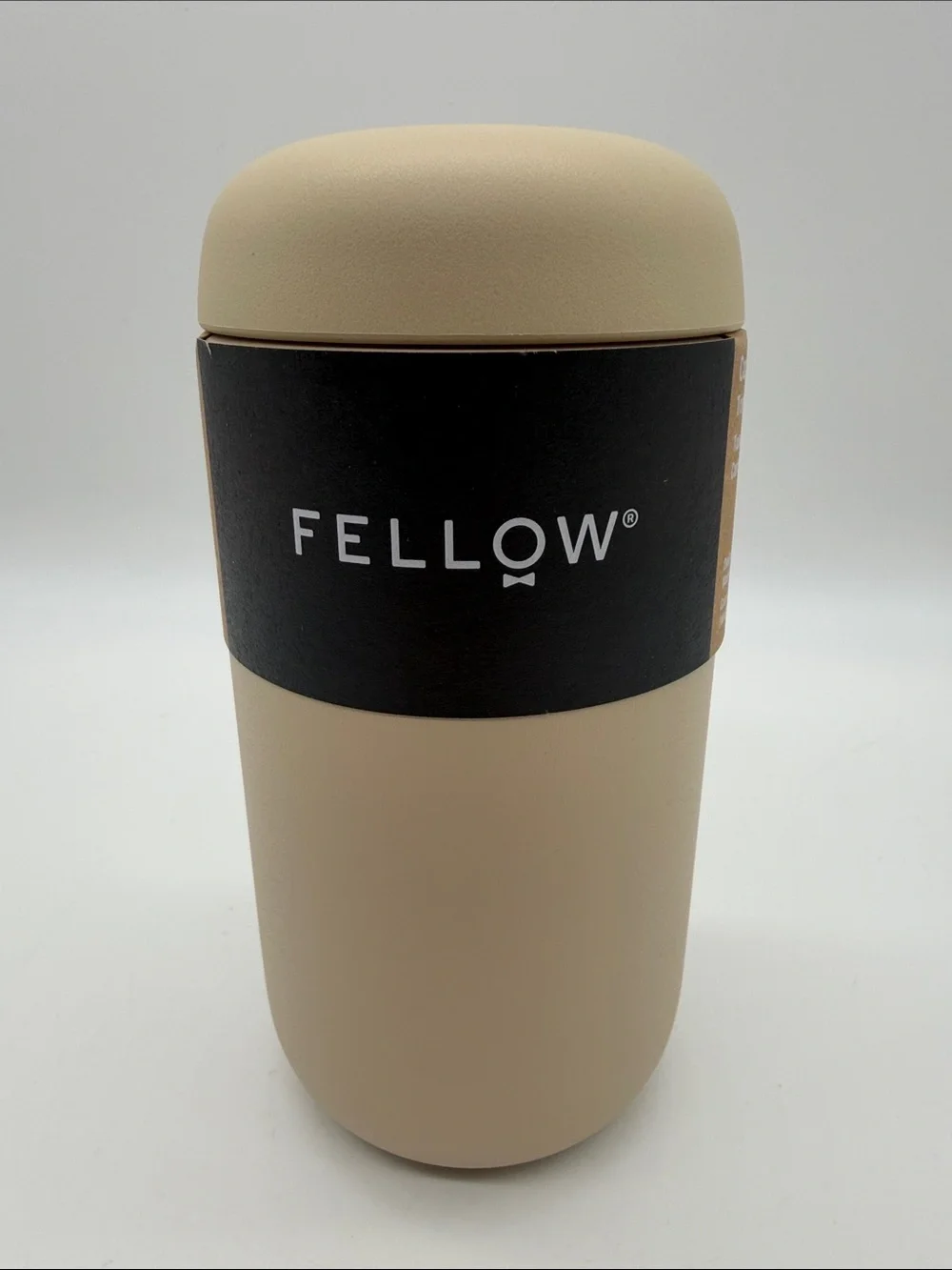 NWT Fellow 12 oz Carter Move Travel Mug with Splash Guard Sand Dune